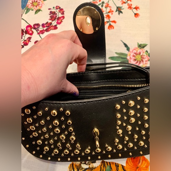 Michael Michael Kors Carmen Leather Pouchette Handbag - Picture 7 of 10